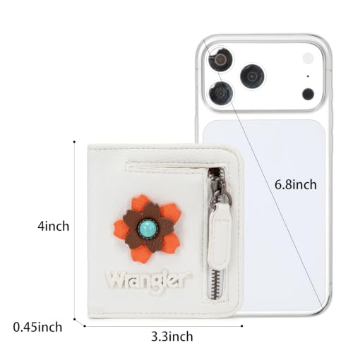 Image of Montana West X Wrangler Small Wallets Woman Slim Thin Wallet RFID Blocking Mini Pocket Wallets with Coin Purse