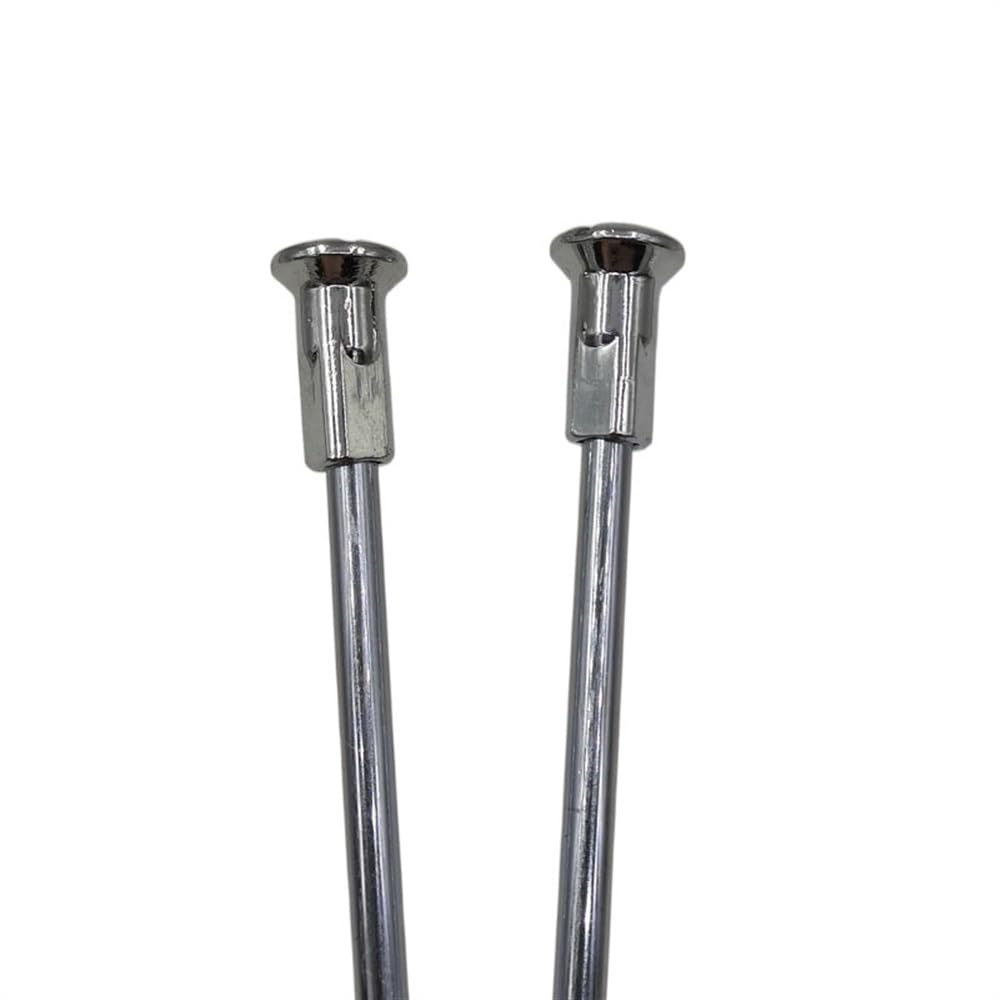 Raggi Bicicletta 40 pezzi 8G diametro 4,0 mm testa dritta raggi moto 45# superficie scheggia motocross(Length 150mm)