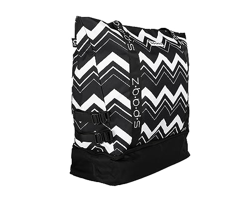 Sac de plage xxl en toile de coton avec grande fermeture éclair