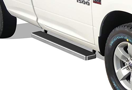 Estribos de acero inoxidable APS 55in para Dodge Ram