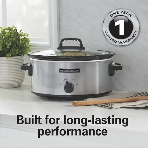 Hamilton Beach 6 Quart Slow Cooker With 3 Cooking Settings - image 7