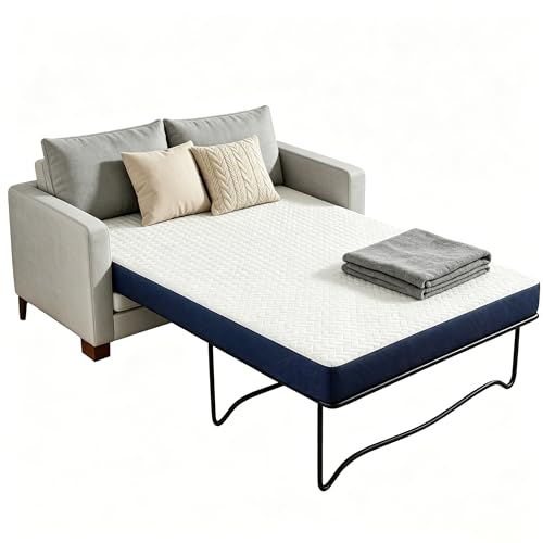 Lunarflex 4 Inch Full Size Sofa Bed Mattress Replacement, Gel...