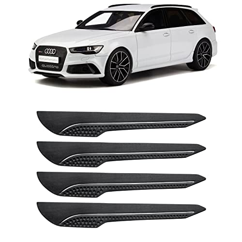 Image of AOSIS-Car Bumper Protector /Bumper Guard for Audi RS6 with Single Chrome Stripe (4-Pcs)