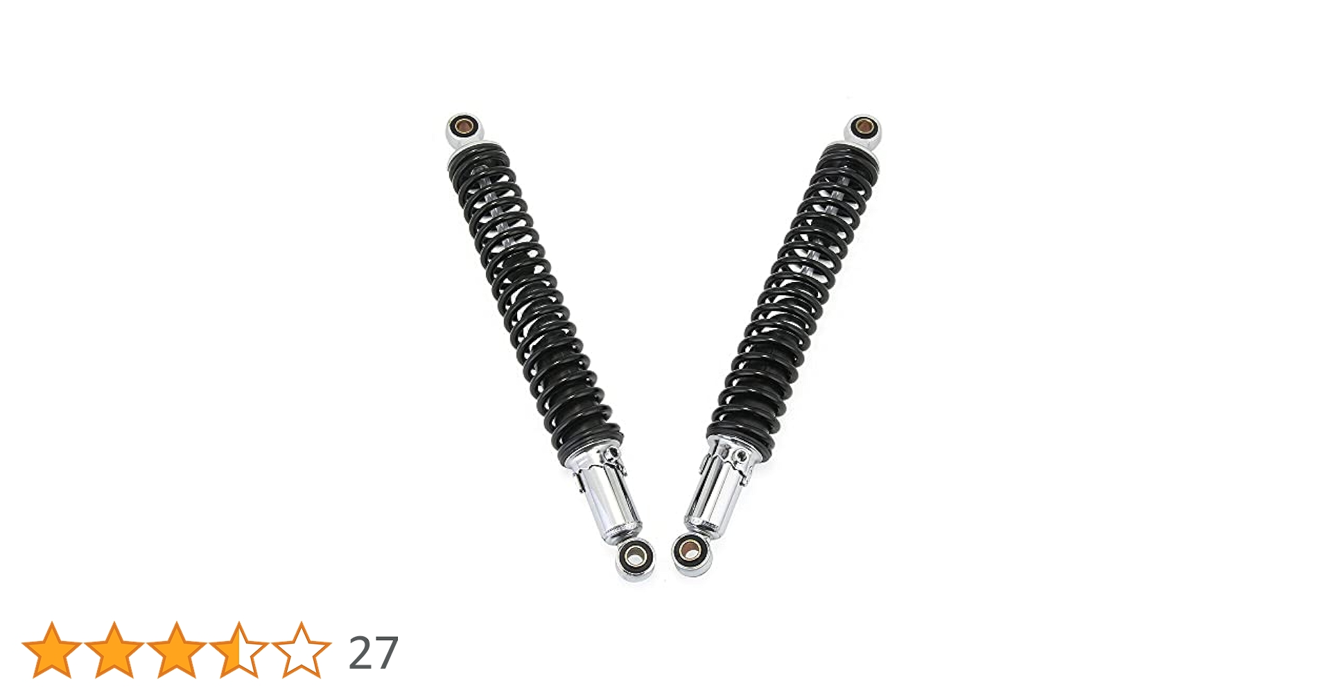 Hegeiisy 380mm 8mmショックアブソーバーリアサスペンション汎用品 Amazon | Hegeiisy ユニバーサルATVクワッドダート用380mm 8mm