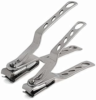 Morcare Best Long Handle Nail/Toenail Clipper for Men and Women Seniors with Thick Toenails (Swivel Head Design Provide Precision Cut) (Set of 2)