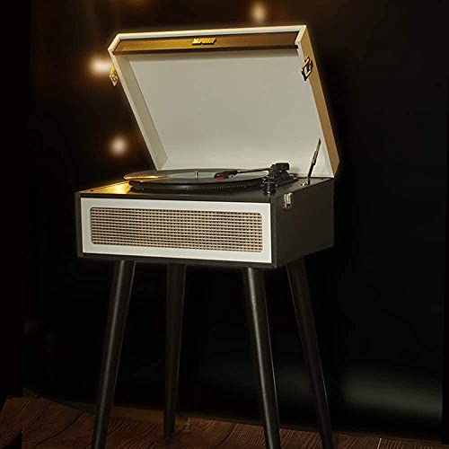 Tourne-Disque rétro à Trois Vitesses avec Haut-parleurs stéréo intégrés Prend en Charge la Sortie USB/RCA/Prise casque/MP3/téléphones Portables Lecture de musiq - Les Beatles, Paul McCartney, John Lennon, RIngo Starr, George Harrison Tourne-Disque rétro à Trois Vitesses avec Haut-parleurs stéréo intégrés Prend en Charge la Sortie USB/RCA/Prise casque/MP3/téléphones Portables Lecture de musiq – Image 4