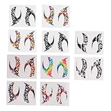 Alipis 10 Paare Kunstvoller Eyeliner Sticker Leicht Aufzukleben Lidschatten Schablonen Für Frauen Party Make up Zubehör