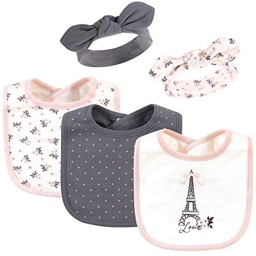 Image of Hudson Baby Unisex Baby Bandana Bibs and Headbands