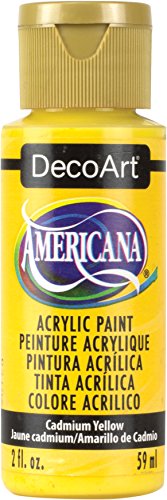 Image of DecoArt Americana Acrylic Paint, 2-Ounce, Cadmium Yellow