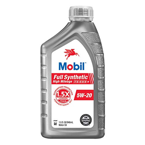 Aceite de motor Mobil sintético 5W-20 1 cuarto miniatura 1