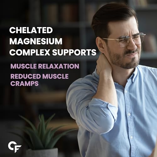 Image of Carbamide Forte Chelated Magnesium Citrate Oxide Supplement | Triple Magnesium Supplement Supports Bones Muscles & Nerves 1382.91mg Per Serving - 120 Veg Tablets