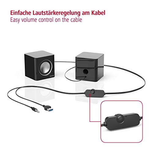 Casse Sonic Mobil 185 per Notebook, RMS 2x1.6W, Connessione USB, Nero - Casse per PC - Immagine 4