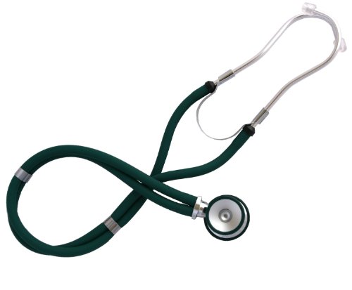 Stéthoscope Rappaport vert à double conduit pour une écoute haute fidélité