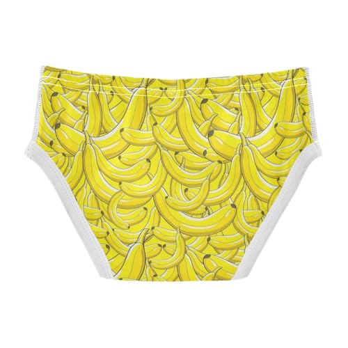 Boys' Exclusive Briefs Toddler Underwear 95% Combed Cotton Boxerbriefs 2T Banana Cluster Pattern 452