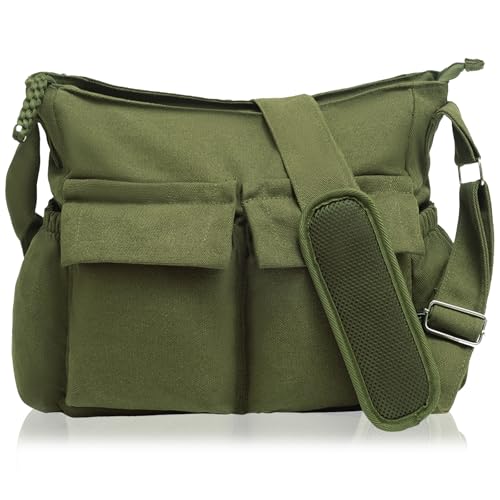 Sogoyfla Canvas Messenger Bag For Women/Men cover