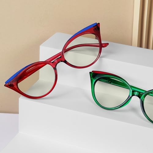 Image of Eyekepper 5-pack Reading Glasses Blue Light Blocking Women Stylish Readers