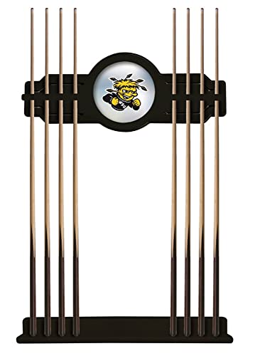 Wichita State Cue Rack in Black Finish by Holland Bar Stool