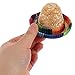 Ciieeo 1 Set Miniature Mexican Hat and Scarf Bottle Decorations Stylish Fiesta Decor for Mexican Independence Day Parties Cute and Fashionable Mini Hats with Striped Scarves