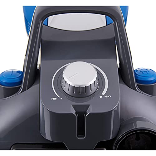 Amazon Basics Zylinder-Staubsauger, leistungsstark, kompakt und leicht, ohne Beutel, für Hart- und Teppichböden, HEPA-Filter, 700 W, 2.0 L, EU, Schwarz/Blau – Ansicht 5