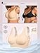 OEAK Womens Wireless Jelly Bra Plus Size Supportive Seamless Bras Full Coverage Push Up Comfortable No Underwire Tshirt Bras Nude 3XL