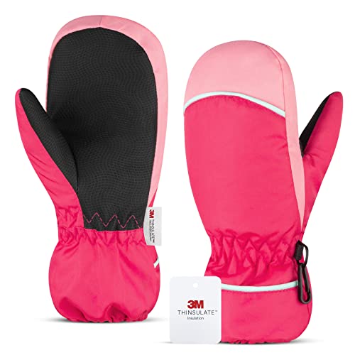 Luvnfun Kids Snow Gloves For Cold Weather Thinsulate Cotton Warm Waterproof Ski Winter Gloves For Boys And Girls #TOP6