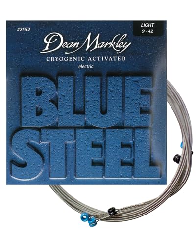 Dean Markley Blue Steel Electric LT 2552 - Juego de cuerdas para guitarra eléctrica de acero, .009-.042