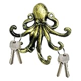 ΣAmpliamente aplicable: el soporte para llaves Octopus Hook se puede instalar para ayudarlo a colocar artículos en cualquier lugar de su hogar, como dormitorios, baños, cocinas, entradas, balcones.