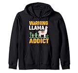 Photo Gallery avvertimento llama addict felpa con cappuccio Photo Gallery avvertimento llama addict felpa con cappuccio