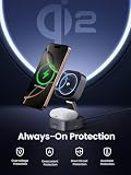 UGREEN 15W MagFlow for MagSafe Charger Qi2 Certified, 2-in-1 Wireless Charger, Foldable Wireless Charger Station Compatible with iPhone Air/17/16/15/14/13/12 Series, AirPods 4/3/2/Pro 3/2 - 3