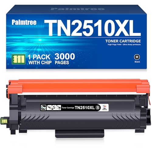 Palmtree TN2510XL TN2510 Toner TN 2510 TN-2510 Compatibile with Brother HL-L2400DWE HL-L2400DW...