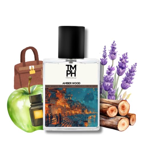 Image of TMPerfumehouse Amber wood EDP for Men & Women | Rich, Woody & Long Lasting Perfume Spray | Woody, Amber & Warmspicy Fragrance | Luxury Gift for Him & Her | TMPH | 50ml