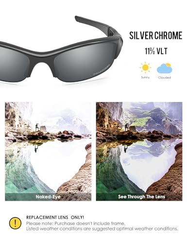 Image of BLAZERBUCK Replacement Lenses & Sock Kit for Oakley Flak Jacket OO9008 Sunglass