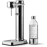 aarke (アールケ) カーボネーター 3 (スチールシルバー) 炭酸水メーカー 専用ボトル付き (ソーダストリームガスシリンダー対応/ステンレス製 炭酸メーカー) 高級 スタイリッシュ / Carbonator3 Steel Silver 国内正規品
