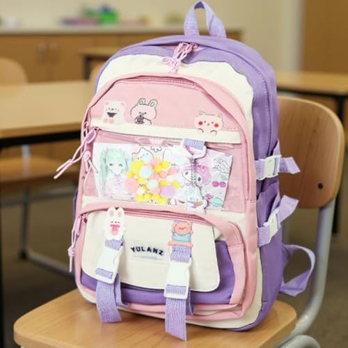 Image of Zibuyu School Bag for Boys and Girls 5-8 Years, Water Resistant