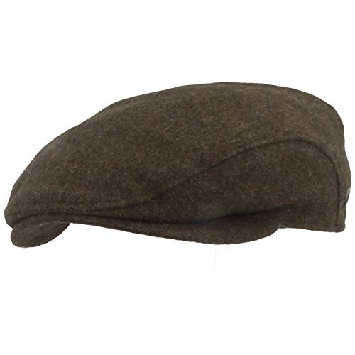 Preisvergleich Produktbild Bugatti - Winter Schiebermütze / Flatcap / Schirmmütze mit Windstopper Membran & ausklappbarem Ohrenschutz aus 100% Wolle (Olive, 61)