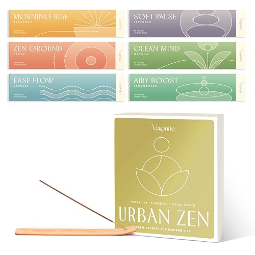 Varonite Urban Zen Incense Sticks with Holder - Incense Stick