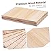 WOONEKY Versatile Taekwondo Breaking Boards 10pcs Wooden Kicking Pad for Karate Boards Easy Practice