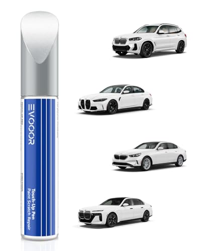 Touch Up Paint For BMW Alpine White (300) Exact Match Touch Up Paint Car Scratch Repair (Alpine White for BMW 3/5/7 Series/X2/X4/2018 X5)