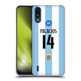 Head Case Designs Officially Licensed Argentina National Football Team Exequiel Palacios 2024/25 Player Home Kit 1st Group Soft Gel Case Compatible with Moto E7 Power/Moto E7i Power