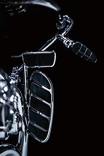 Kuryakyn 4310 Motorcycle Foot Control: Kinetic Brake Pedal Pad For 1980-2019 Harley-Davidson Fl Motorcycles, Chrome #TOP6