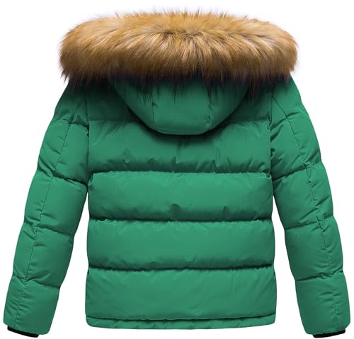Image of CREATMO US Boy's Water Resistant Winter Coats Warm Fleece Lined Outwear Windbreaker Ski Jacket