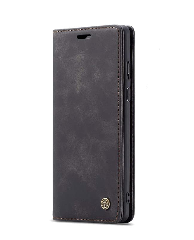 TROUNCE Prime Sheepskin Flip Cover Card Holder Wallet Case | Magnetic Lock Mobile Cover - Greyish Black for Vivo V27 Pro 5G (B0BZ4K3W4X) Amazon Price History, Amazon Price Tracker
