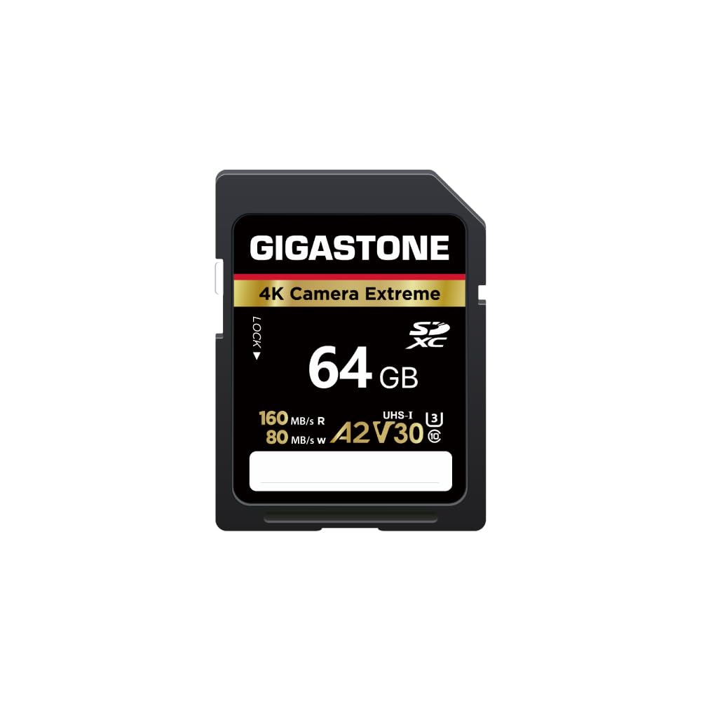 GIGASTONE 64GB SD Card, Camera Extreme, A2 V30 SDXC Memory Card High Speed Full HD Video Compatible with Canon Nikon Sony Pentax Kodak Olympus Panasonic Digital Camera, with 1 Mini case-image-27