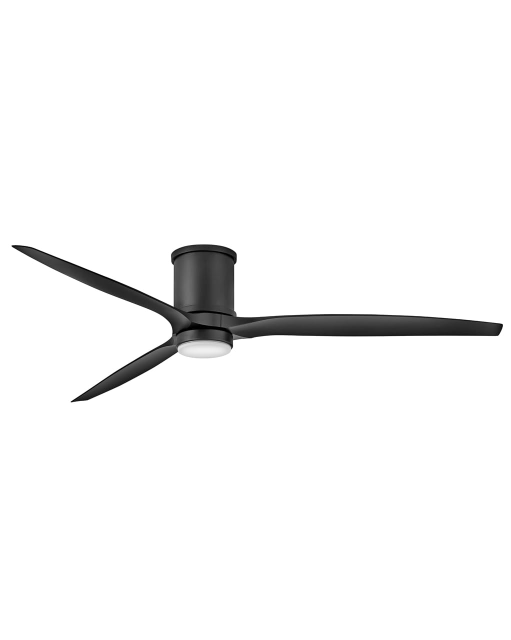 Hinkley Hover 72" Indoor/Outdoor Flush Mount Smart Ceiling Fan with Light and Remote, Modern Propeller Style Composite Fan Blades, Integrated LED,