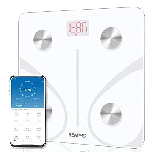 Balança Inteligente Bioimpedância Bluetooth Branca, RENPHO, Análise de Composição Corporal, Sincroniza para Smartphone via Bluetooth - TOPSELLER