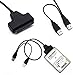BABZTECH Dual USB 2.0 auf SATA Konverter Adapterkabel kompatibel mit Seagate, Fujitsu, WD Digital, Samsung, Vertex, Toshiba, Kingston, Lenovo, HP, Cisco, Hitachi, Adata, Dell, externe Festplatte