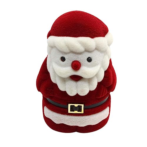Boîte à bijoux Père Noël en matériau robuste pour la durabilité de vos colliers