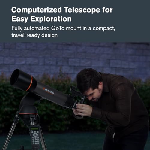 Image of Celestron - NexStar 102SLT Computerized Telescope - Compact and Portable - Refractor Optical Design - SkyAlign Technology - Computerized Hand Control - 102mm Aperture