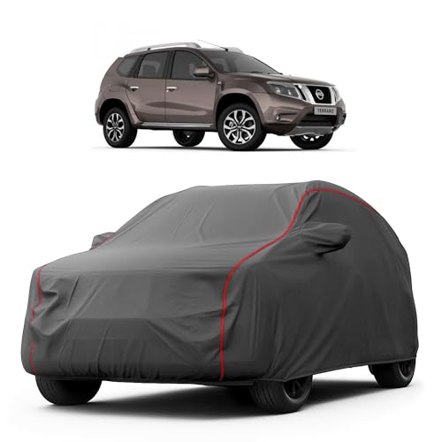 Image of Heavy-Duty Car Cover for Compatible with Nissan Terrano (2013 to 2025 All Models) Deluxe Car Protection Cover - Waterproof & UV-Resistant All-Season Exterior Protection