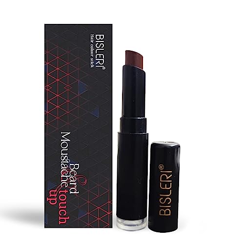 BISLERI Hair Color Beard Moustache Touch Up Matte Stick (3Gm) (Brown)